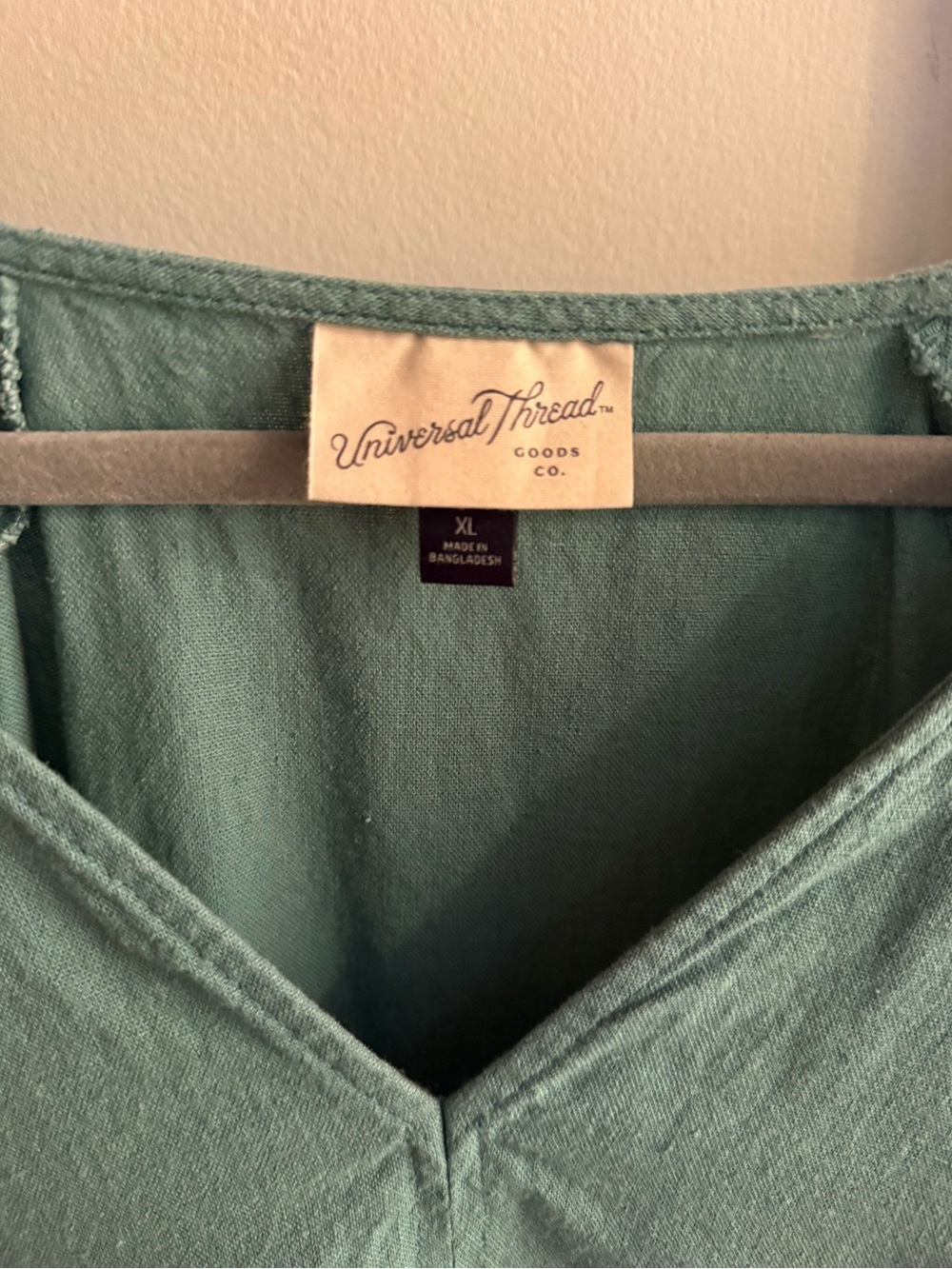 Universal Thread V-Neck Tiered dress — Seafoam - Picture 2 of 4